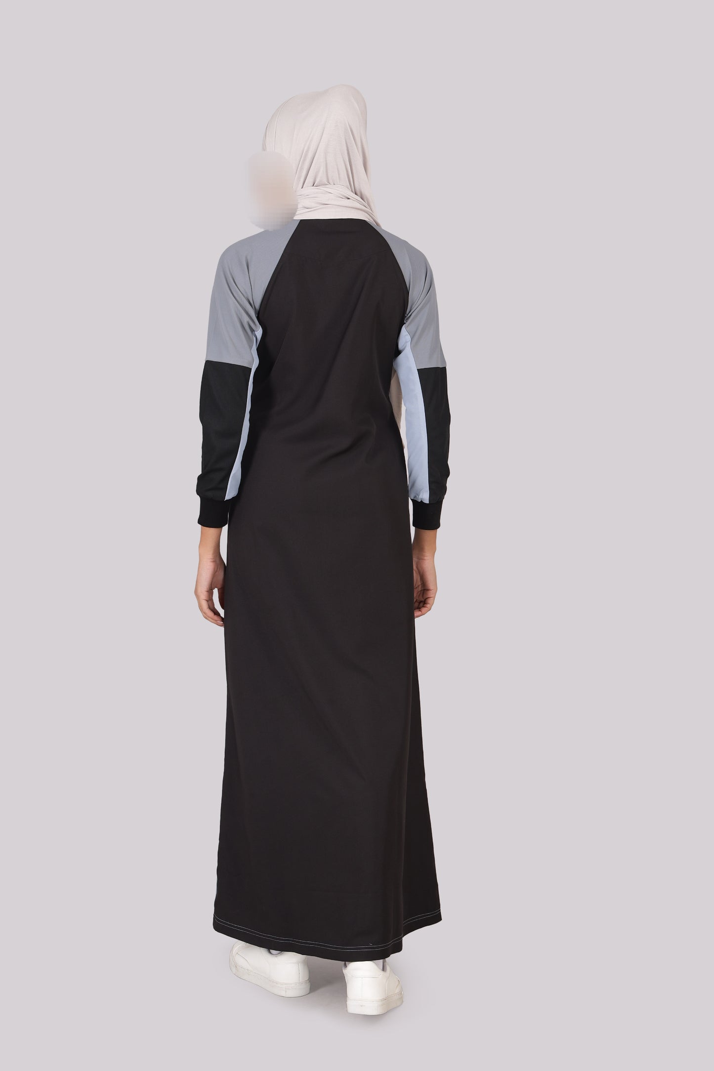 Silk Route - Midnight Fusion Full Front Open Jilbab 0717