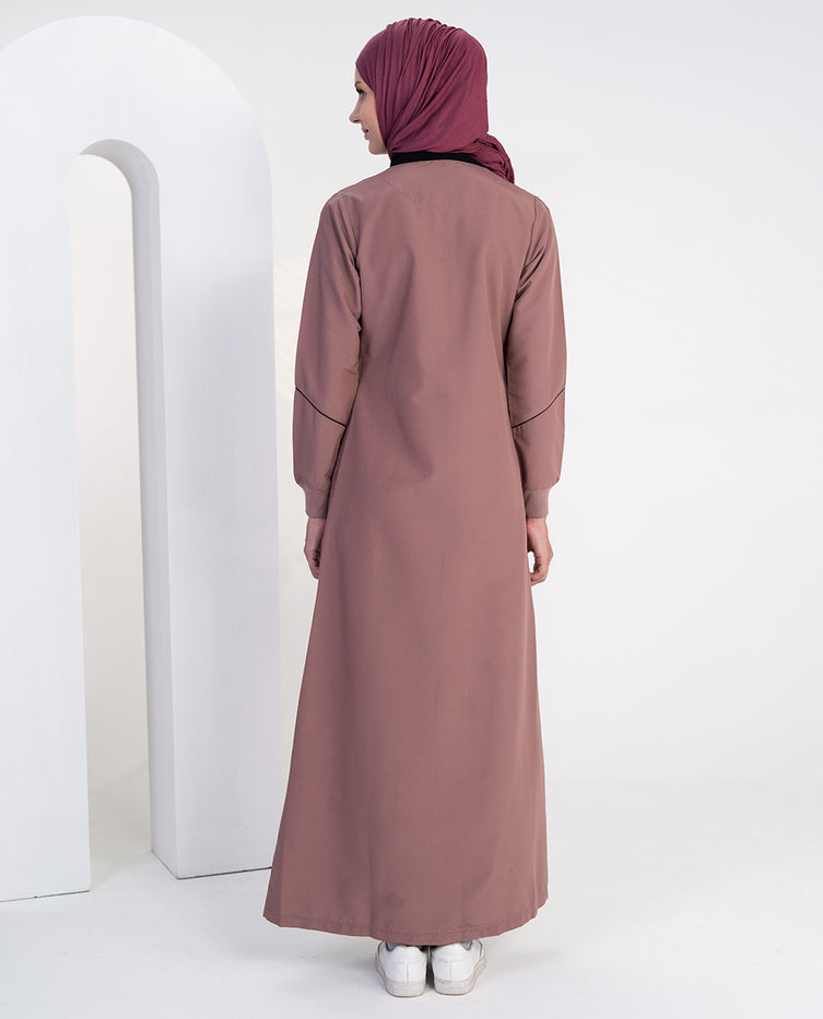 Urban Sister Peach Brown Jilbab 0730