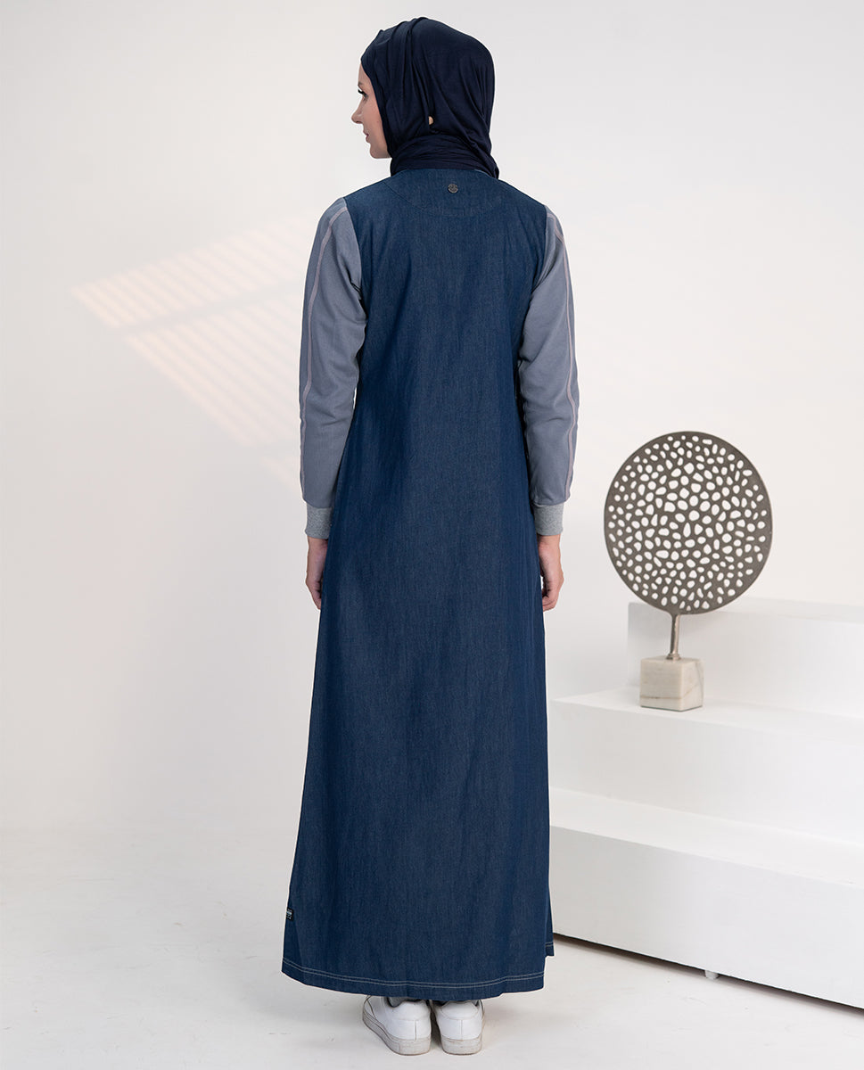 Urban Crossover Denim Abaya 0417