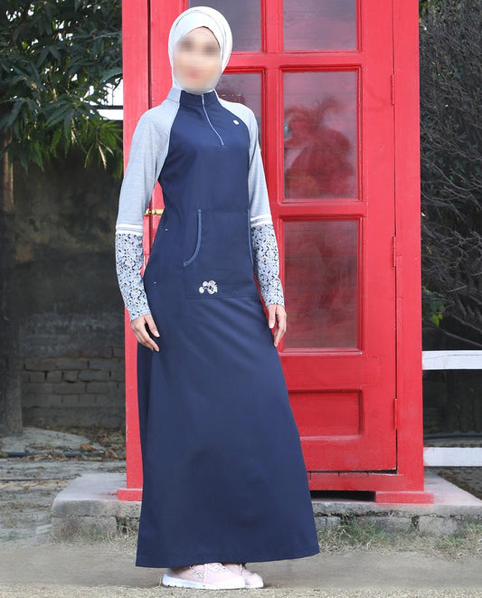 Silk Route - Everyday Edge Kangaroo Pockets Jilbab 0735