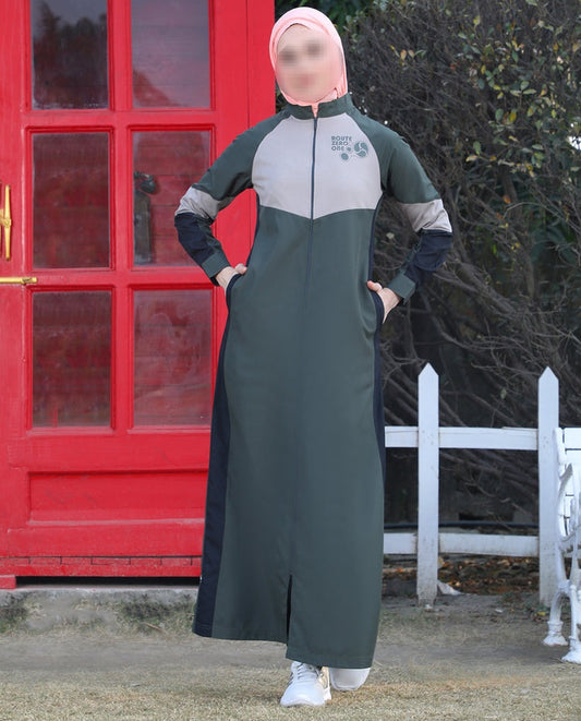 Silk Route - Juniper Veil Full Front Open Jilbab 0743A