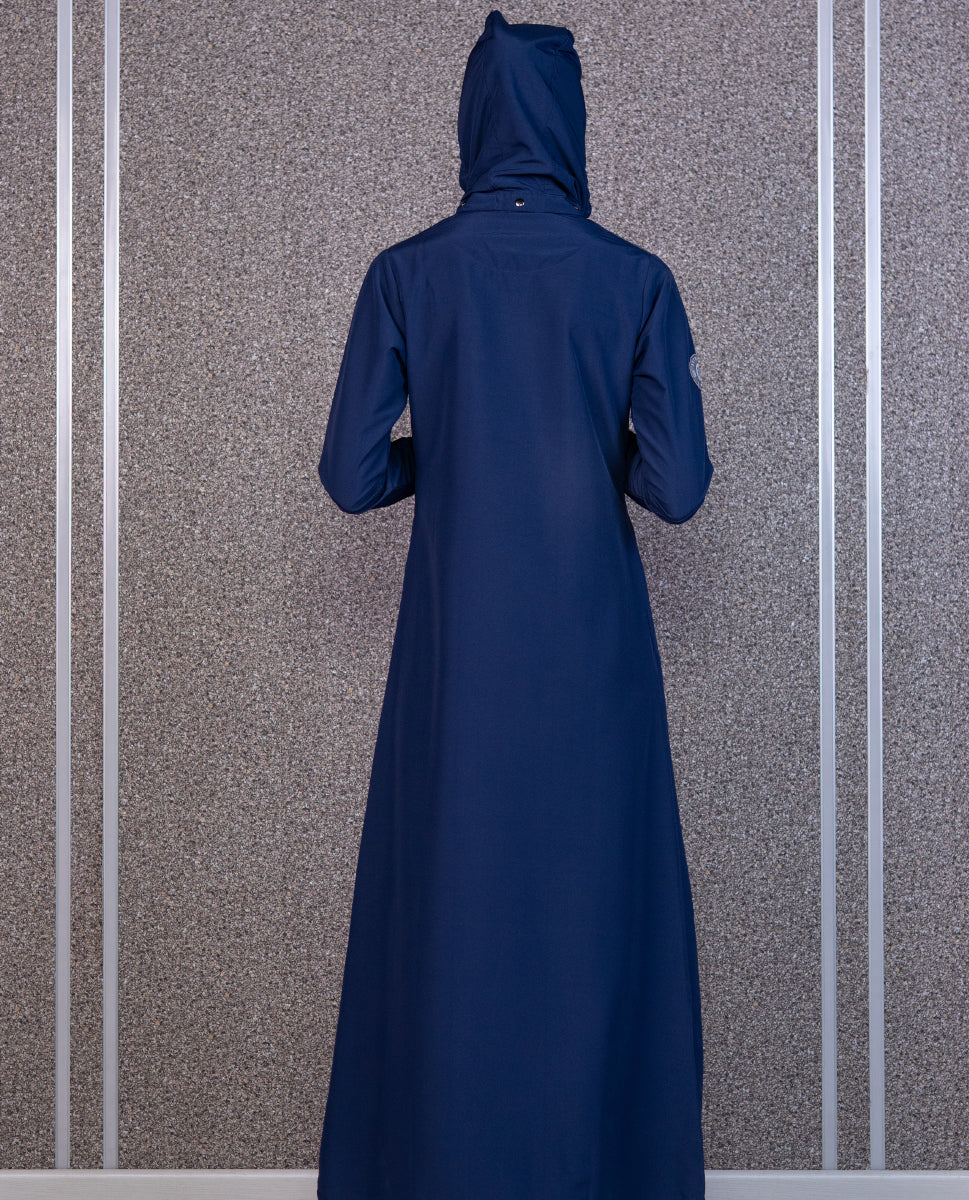 Navy Blue Modest Edge Jilbab 0728A