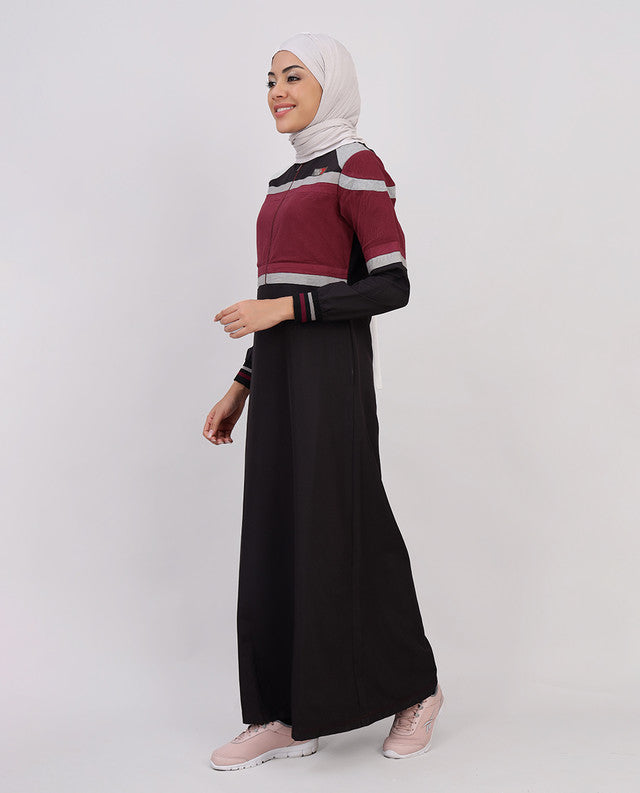 Black Edge Urban Fashionista Jilbab