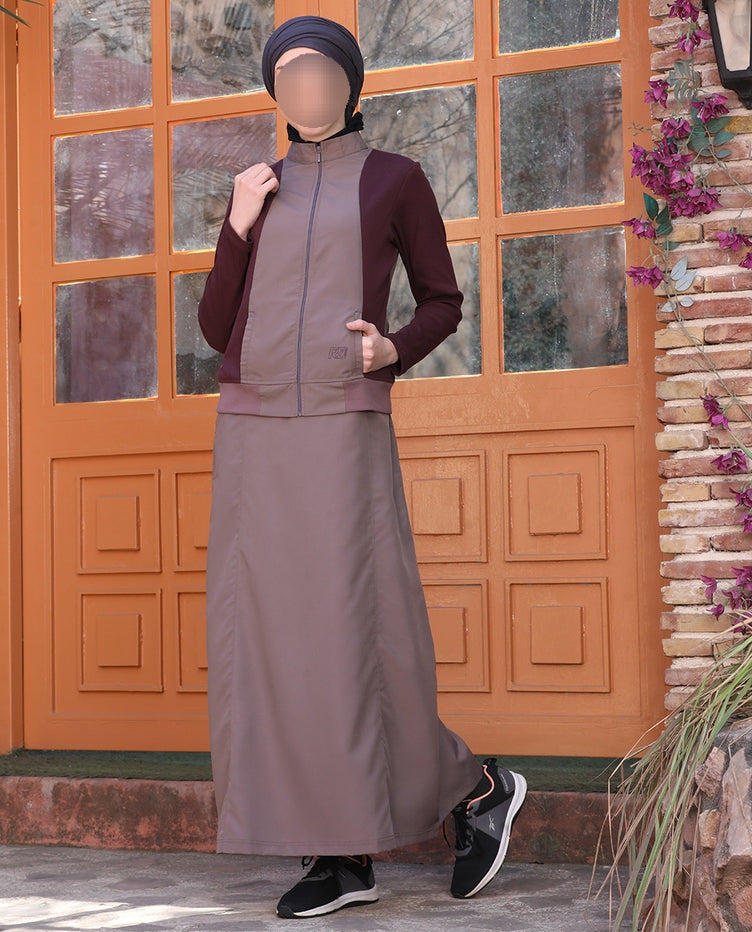 Silk Route - Serene Mauve Signature Jilbab 0769