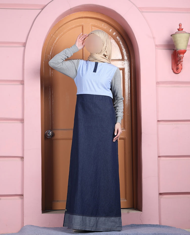 Silk Route - Urban Contrast Relaxed Fit Jilbab 0425