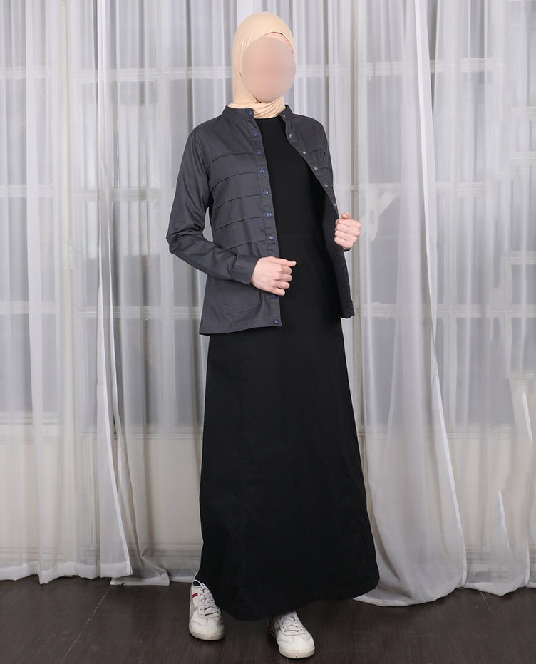 Silk Route - Urban Fashionista Mock Jacket Jilbab 0422A