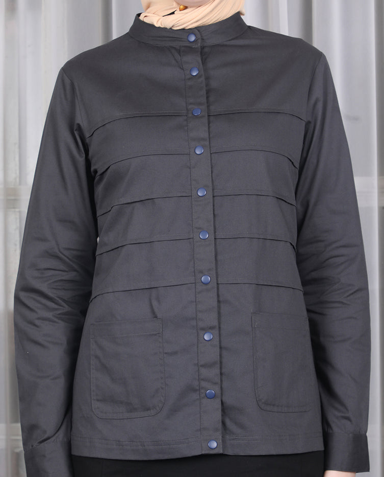 Silk Route - Urban Fashionista Mock Jacket Jilbab 0422A