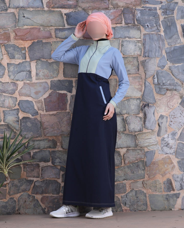 Silk Route - Skyline Contrast Urban Edge Jilbab 0771