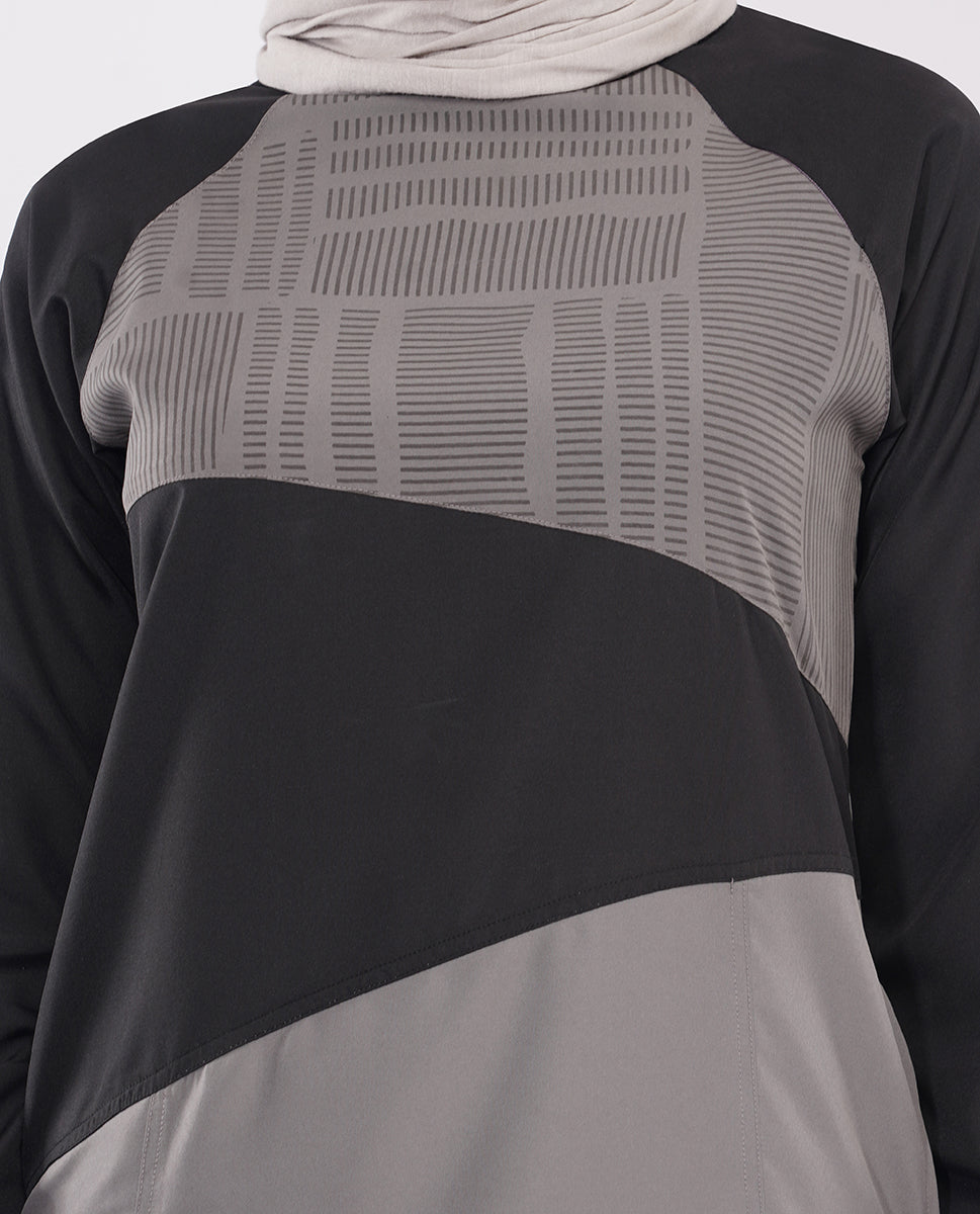 Silk Route - Urban Edge Contrast Jilbab 0778