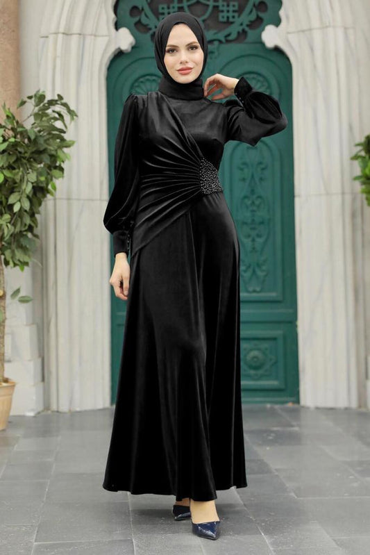 Black Velvet Dress