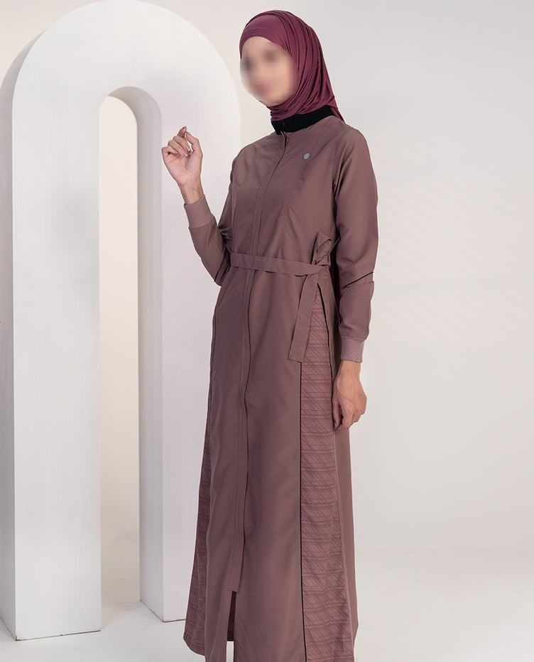 Urban Sister Peach Brown Jilbab 0730