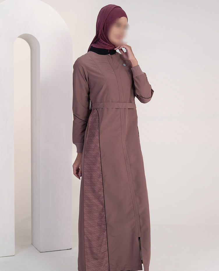 Urban Sister Peach Brown Jilbab 0730