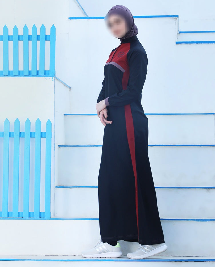 Silk Route - Modest Edge Contrast Jilbab