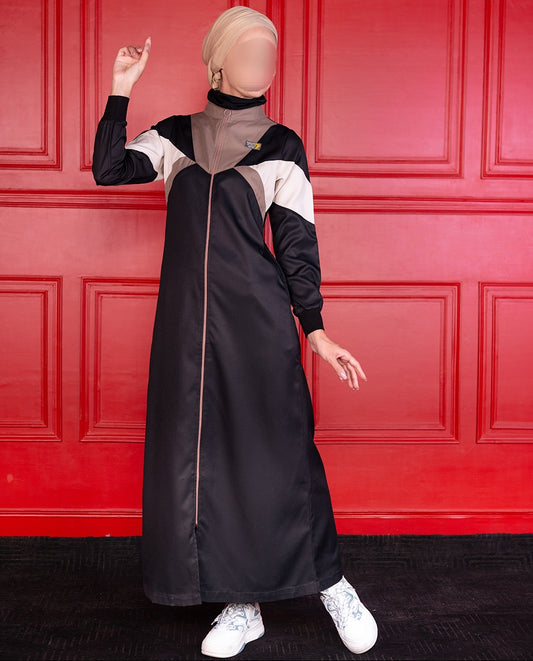 Urban Edge Black Jilbab 0722B