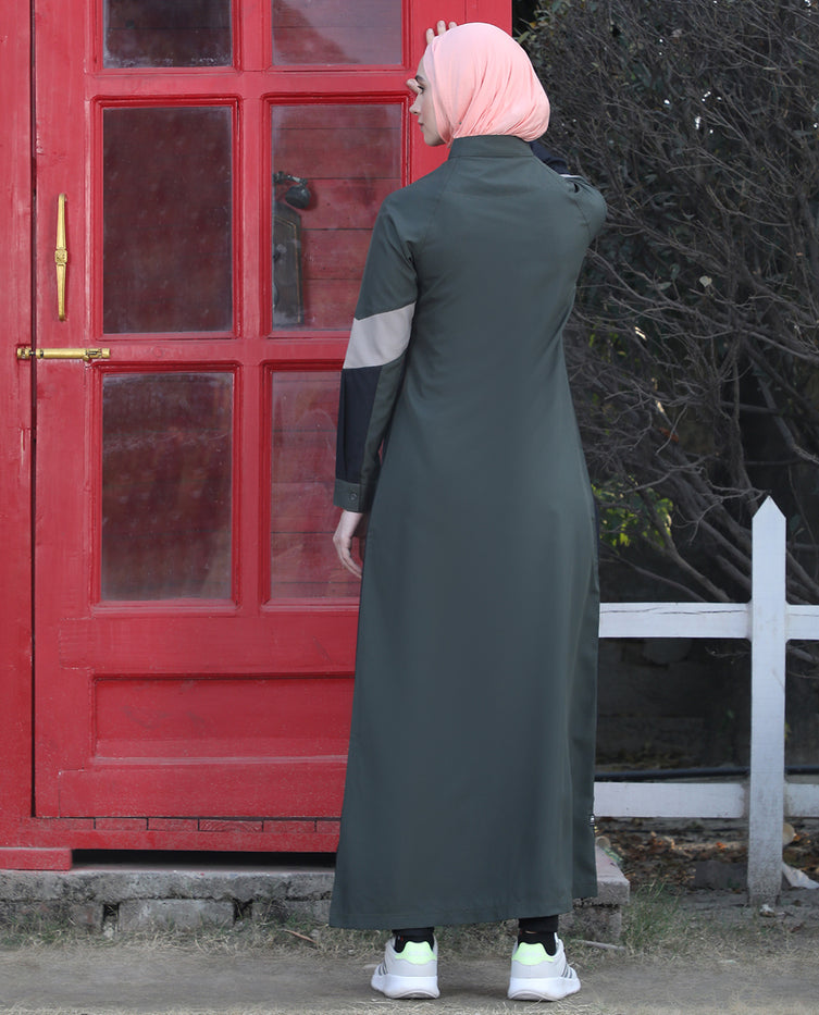 Silk Route - Juniper Veil Full Front Open Jilbab