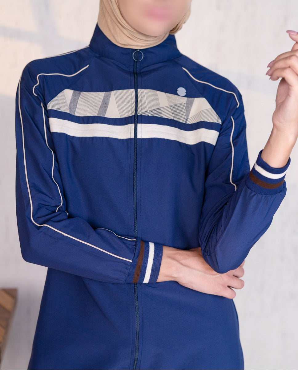 Blue Wave Jilbab 0733A