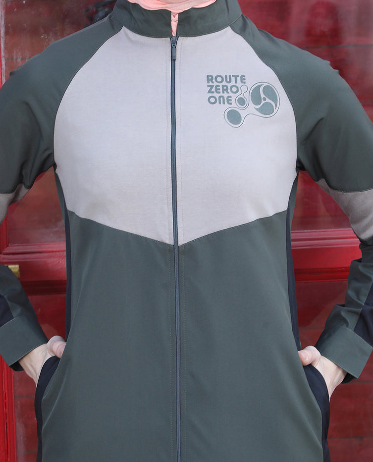 Silk Route - Juniper Veil Full Front Open Jilbab