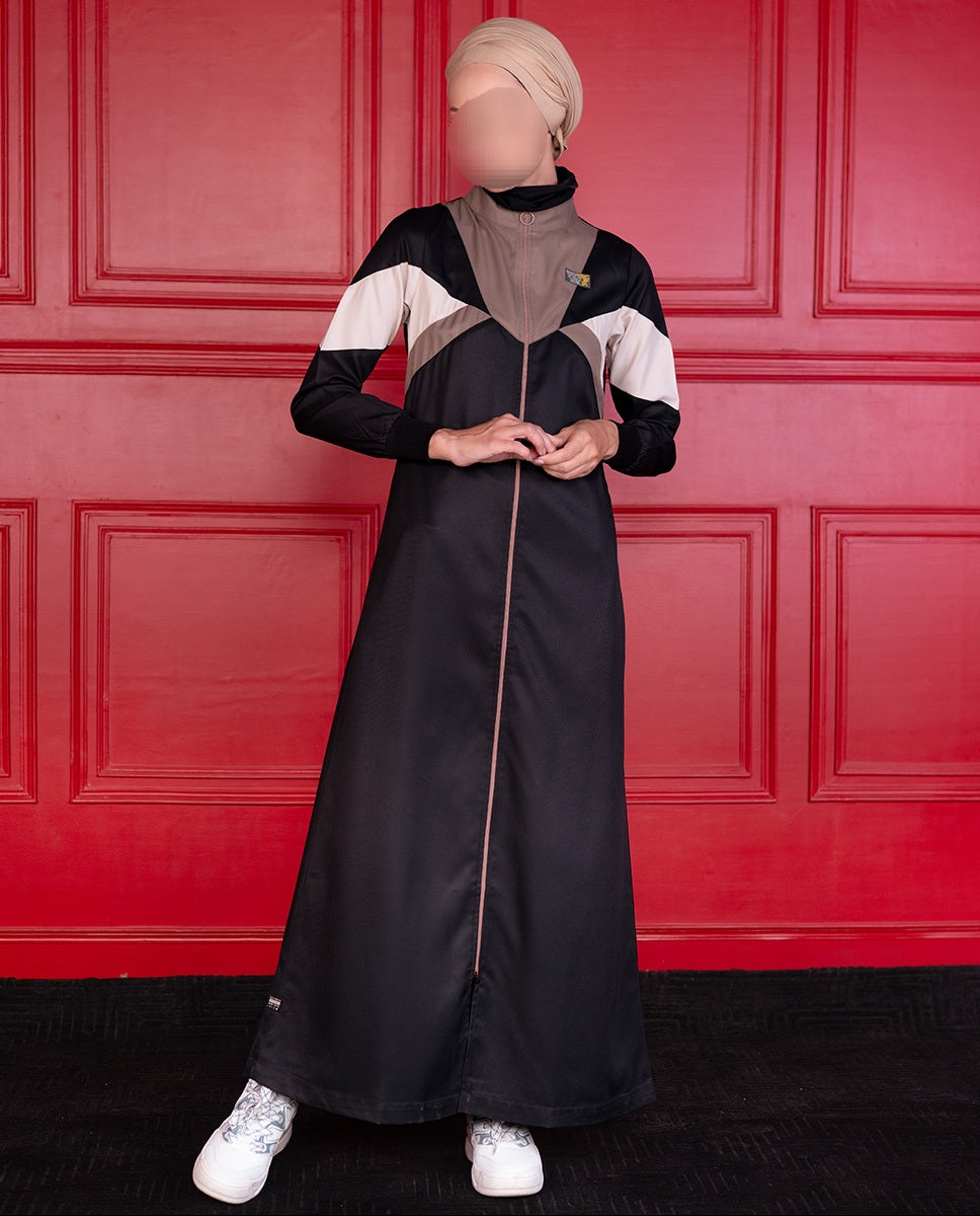 Urban Edge Black Jilbab 0722B