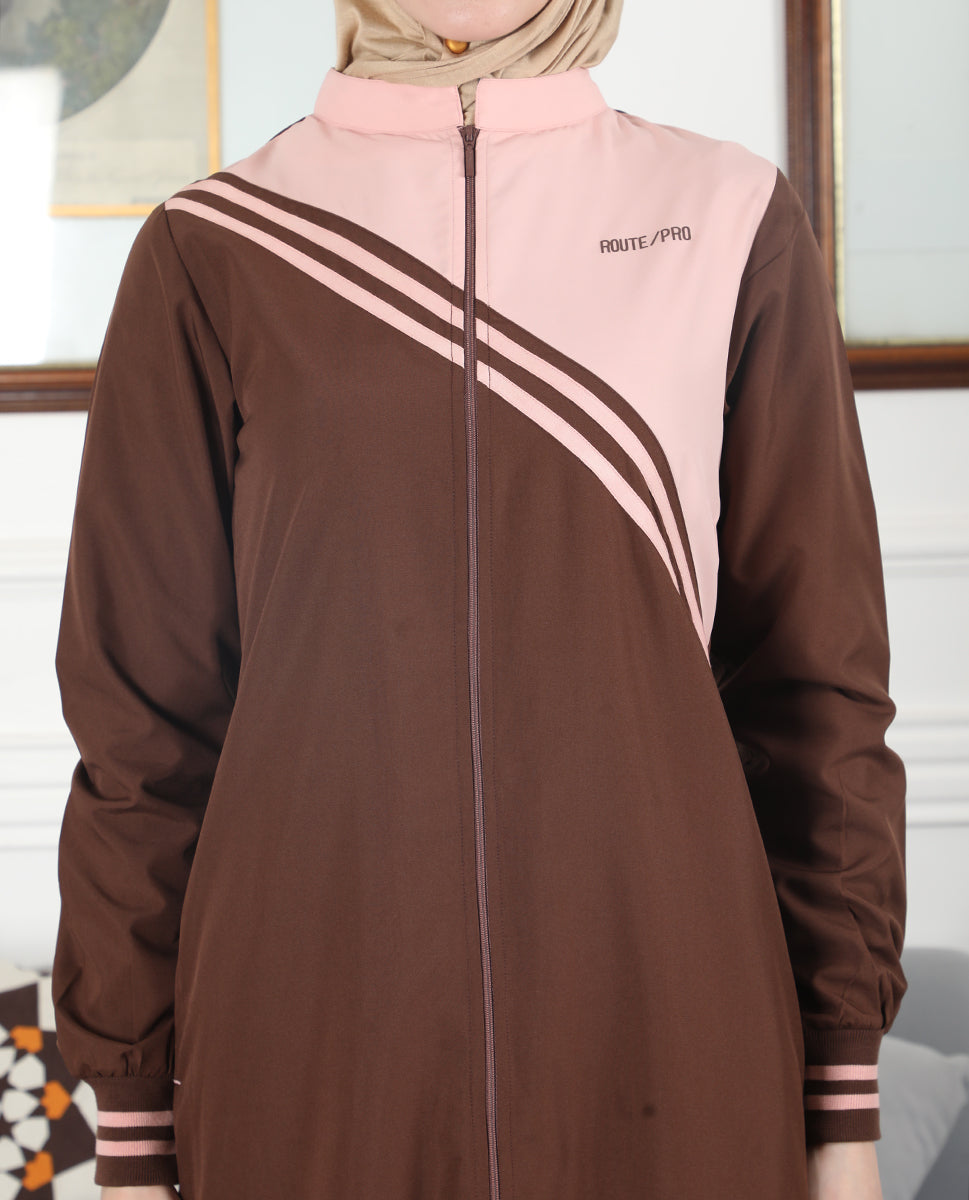 Silk Route - Coffee Blush Signature Jilbab 0765B