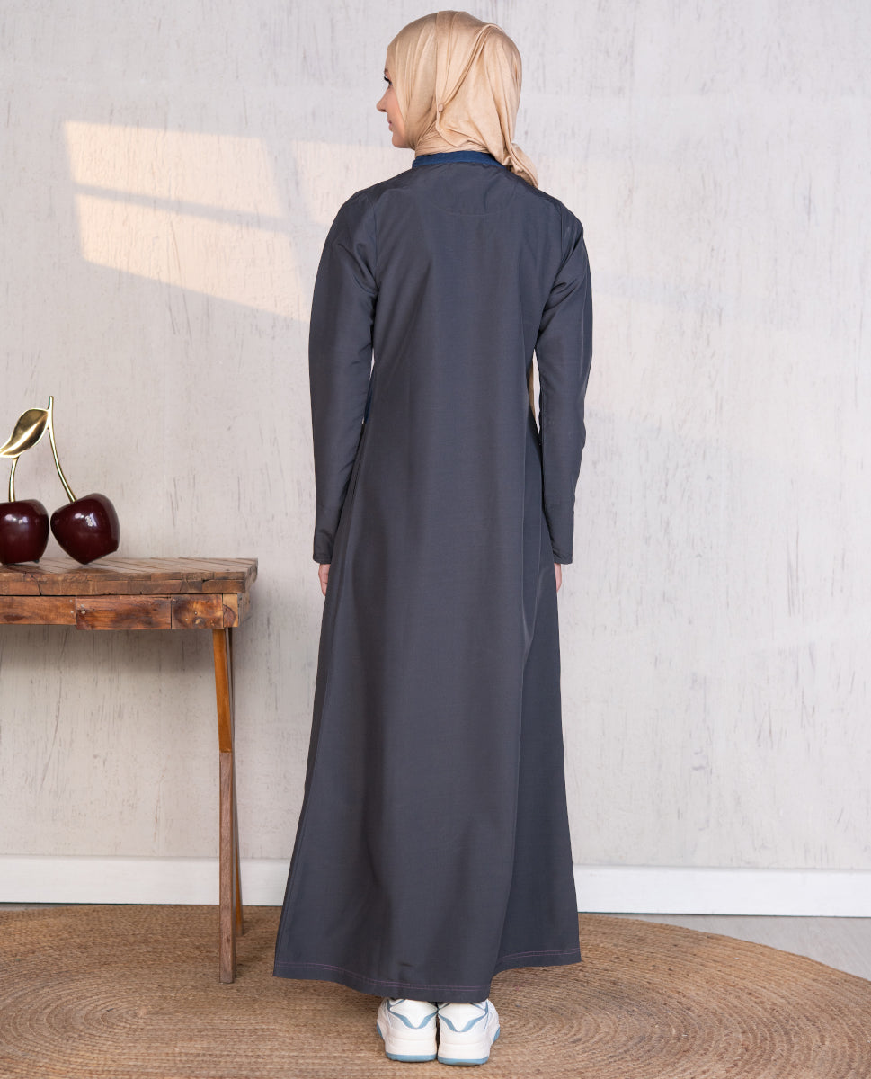 Shale Grey Smart Look Jilbab 0723
