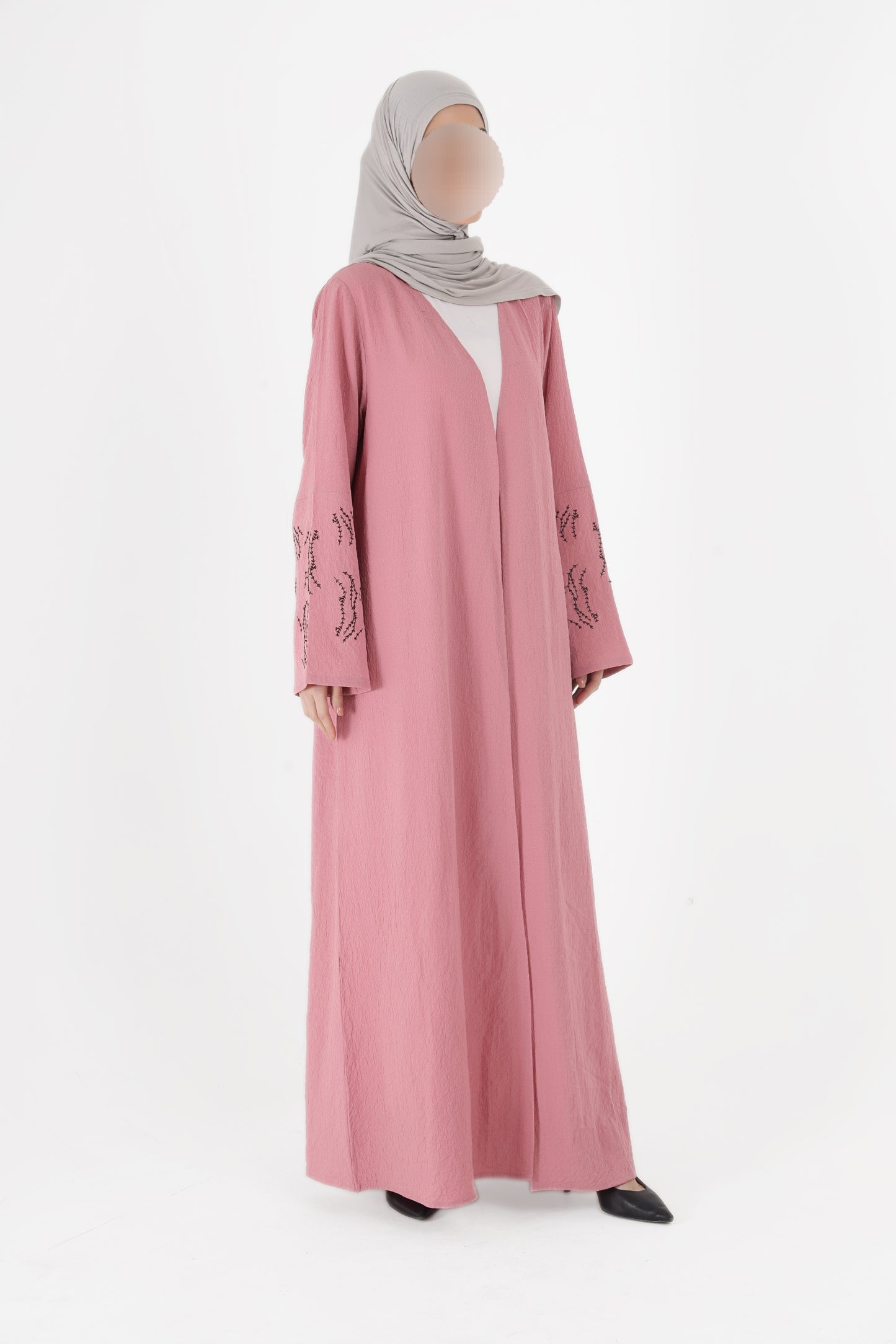 Silk Route - Soft Blush Abaya 0109A
