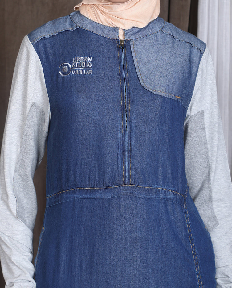 Silk Route - Metroflex Fine Denim Jilbab