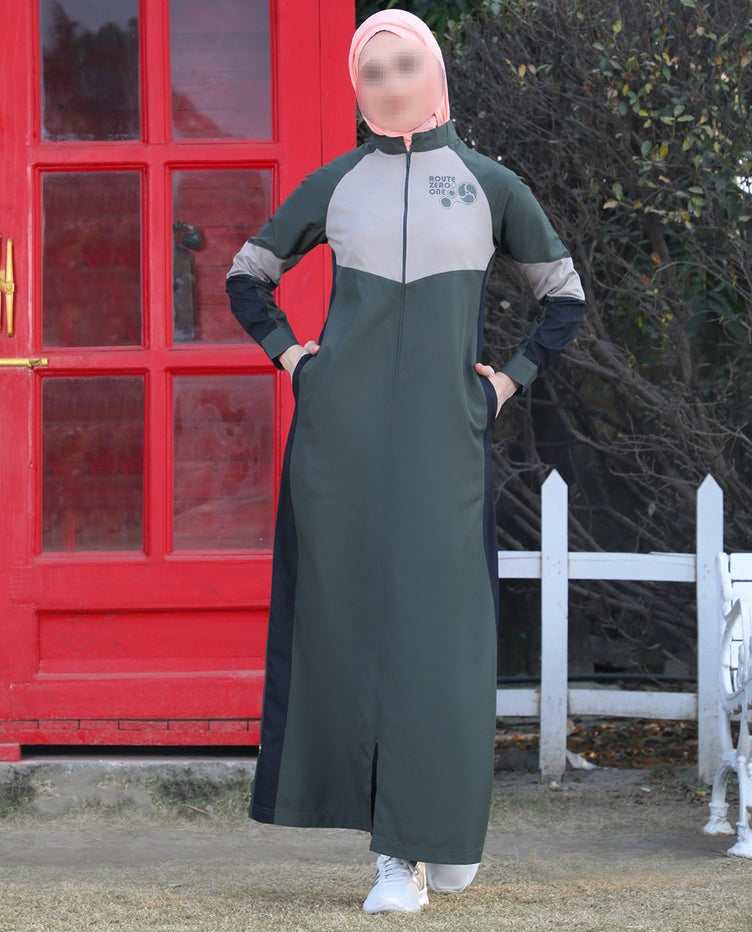 Silk Route - Juniper Veil Full Front Open Jilbab