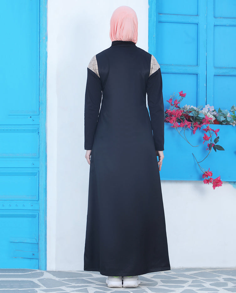 Silk Route - Urban Cross Contrast Colored Jilbab