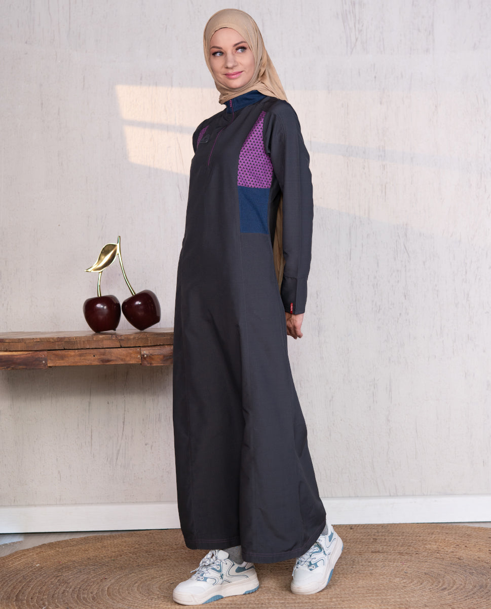 Shale Grey Smart Look Jilbab 0723
