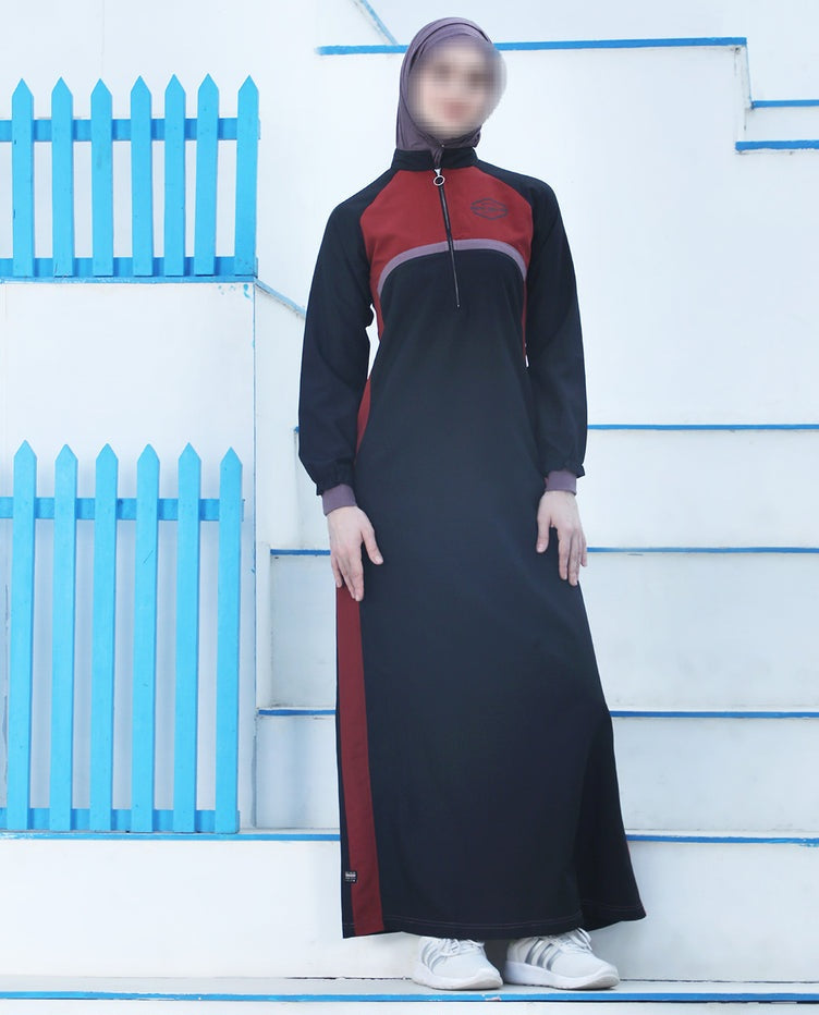 Silk Route - Modest Edge Contrast Jilbab