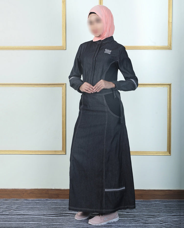 Silk Route - Soft Fit Denim Jilbab