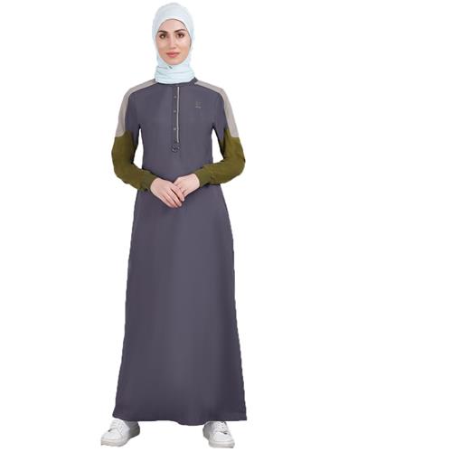 Olive Dab Anthracite Grey Jilbab