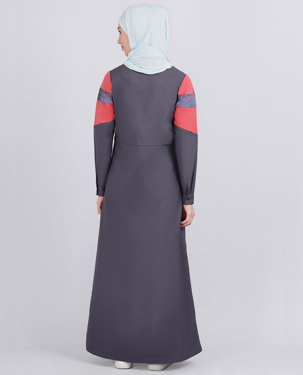 Tornado Grey Coral Touch Jilbab