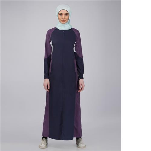 Midnight Navy Color Contrast Jilbab